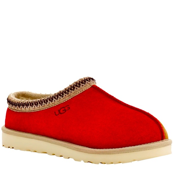 🌰🚗 UGG TASMAN SLIPPERS MASHUP CHESTNUT SAMBA RED 🌰🚗